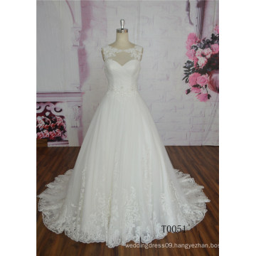 Good Qualty Lace Wedding Dress Ball Gown